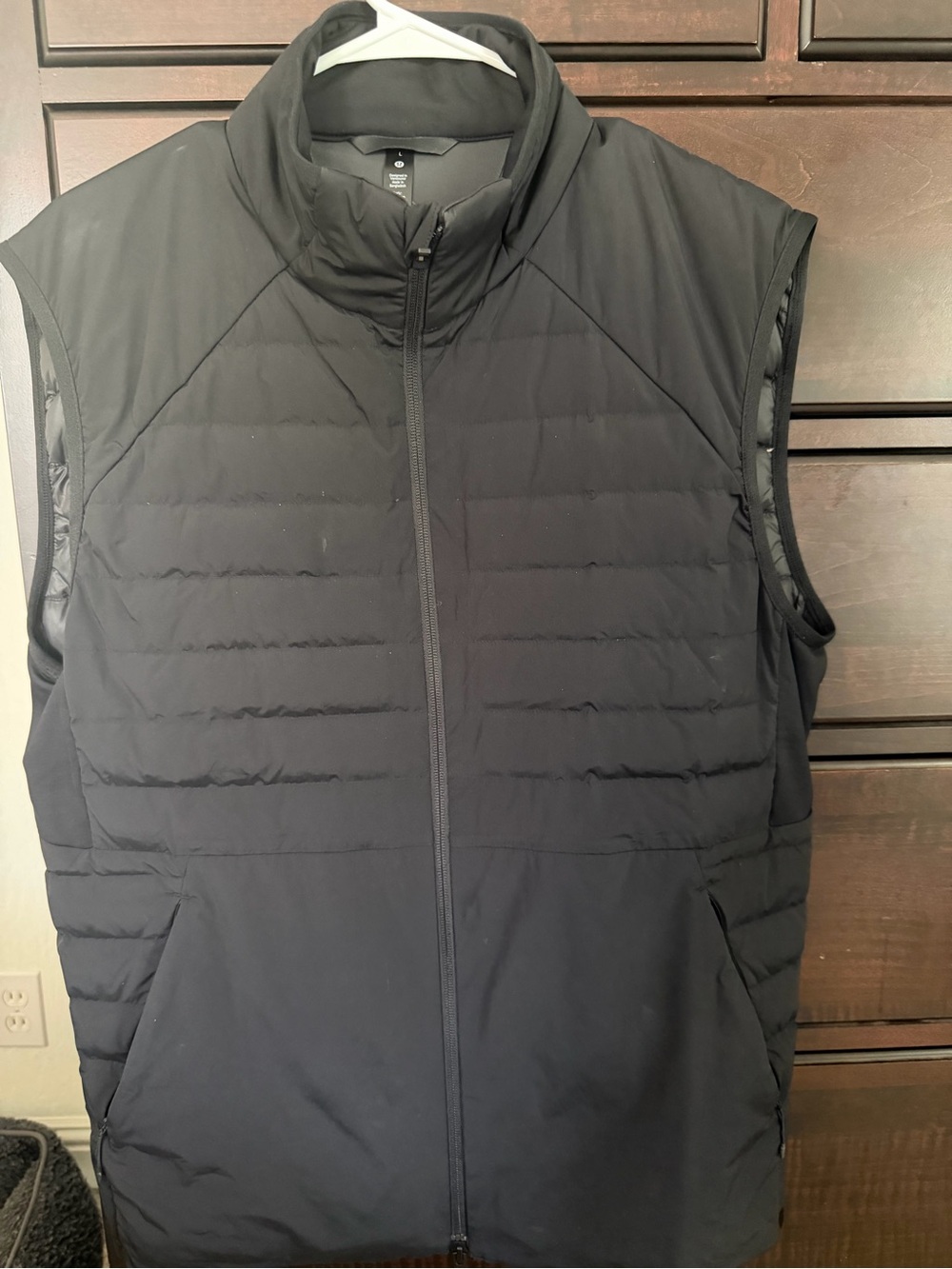 Men's Lululemon Down for it all Black Quilted Insulated Vest
